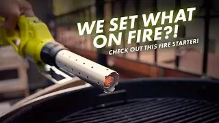 Sun Joe 24V-BBQ-LTE 24-Volt IONMAX Cordless Electric Fire Starter Kit / For Charcoal BBQ Grills