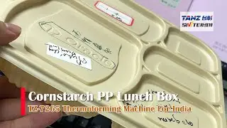 Cornstarch PP Meal Tray And Lid Thermoforming Machine Manufacturer For India