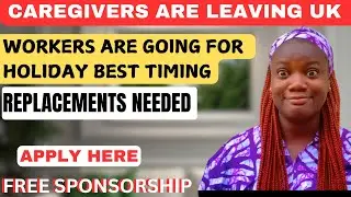 REPLACEMENTS Needed in New UK Care Homes Hiring Overseas Workers | Visa Sponsorship Jobs This Festiv
