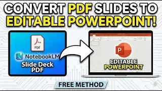 How to Edit Notebooklm Slides for Free | Customize Slides | Convert Notebooklm pdf to Slides