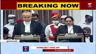 Swearing-In-Ceremony of 10 Honourable Judges at Telangana High Court | T News