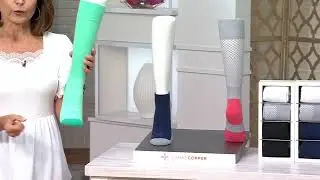Tommie Copper Set of 4 ErgoFit Ankle and OTC Socks on QVC