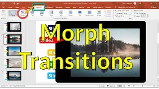 PowerPoint 2019 Tutorial Use Morph Transition to Make Interactive Presentation Slides