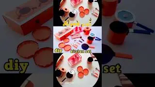 handmade kitchen set/#kitchenset #kidstoy #miniature #toyset