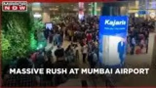Mumbai Airport crowded due to festive season rush