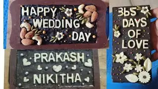 Customized homemade chocolates||#kunafa 