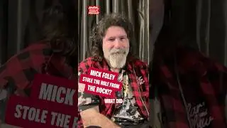 Mick Foley STOLE from THE ROCK!? #shorts