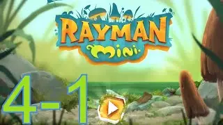 Rayman Mini 4-1: A-Maze-ing - 100% Walkthrough Gameplay - APPLE ARCADE