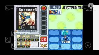 Shooting SpoutMan.EXE for 5 seconds | MMBN6