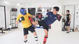 朝倉兄弟マネージャーの宮島くんvsサイトウ君【ガチスパーリング】
