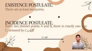 MODERN GEOMETRY: Prove that there exist a line (for educational purposes)
