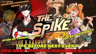Tips Before Next Update, How Many Vpoin & Token For Nishikawa Black?, F2P Can Get? - The Spike Cross