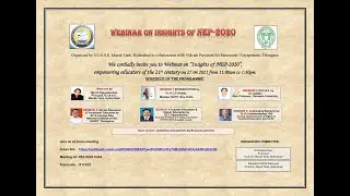 Webinar on Insights of NEP 2020