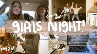 COLLEGE GIRLS NIGHT VLOG!! // Sleepover, Manicures, Dance Parties, + MORE!