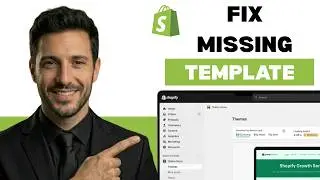 How to fix Shopify missing template layout theme liquid  (full guide 2026)