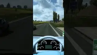volvo bus full speed with cabin view  #eurotrucksimulator #gameplay #shorts