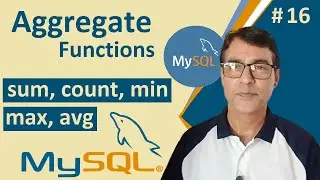 MySQL Aggregate Functions: SUM, MIN, MAX, COUNT & AVG  Tutorial | PHP tutorial for beginners - 109