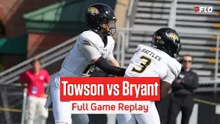 Towson Football vs Bryant Full Game Replay | 2025 CAA Football