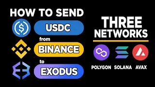 How to send USDC from BINANCE to EXODUS STEP BY STEP
