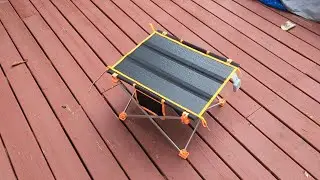 Складной солнечный стол ECOeshiner 1,8 кг размером с рюкзак