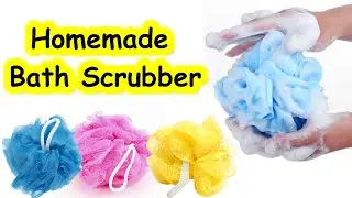 How to make loofah sponge at home||diy loofah sponge||bathing brush||loofah making||Sajal Malik