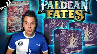 3 Elite Trainer Box Paldean Fates con Dorada God | Pokemon TCG | Reto Dia 22
