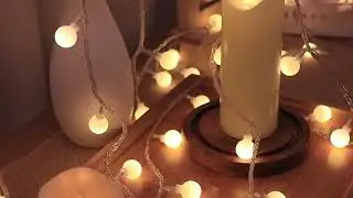 10M USB/Battery Power Ball LED String Lights Garland Lights Outdoor La