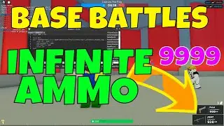 Base Battles Script  Roblox  GUI - INFINITE AMMO 🎯HIT BOX EXPANDER