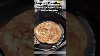 Lacha paratha | Layered paratha | Frozen paratha #shorts #youtubeshorts #lachaparatha #flatbread
