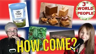 3rd WORLD PEOPLE REACT: BASIC GROCERY SHOPPING IN NORWAY | NORWAY REACTION