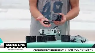 Sony RX1xx series Salted Line camera housing for surfing photography