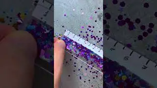 Sparkly Ruler DIY! Super Cute Craft With Dad! 📏✨ #glitter #sparkle #shorts