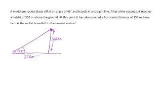 Pythagoras - Word Question 2