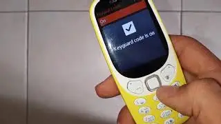 Nokia 3310 2017 lock and unlock the keypad