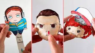 ✨Tutorial ✨ Stranger Things Paper DIY Compilation | Slow & Detailed Version | Tiki Paper