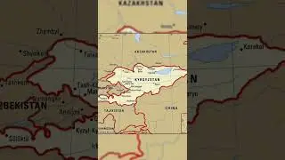 Central Asian Countries Borders be like