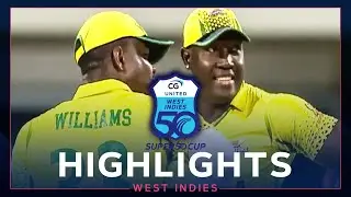 CG United Super50 2022 | T&T Red Force v Jamaica Scorpions | Tense Finish To Final