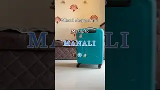 Bag packing for Manali #shorts #ashortaday #relatable #shoppinghaul #Manali #fyp #explore #vacation