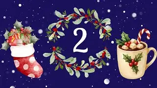DIY Adventskalender - T&uuml;rchen 2 - gestrickte Tannenb&auml;ume