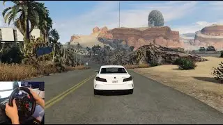 Las Venturas to San Fierro  - Ubermacht Cypher - Logitech G29 | GTA V