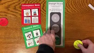 Stoplight Behavior Management Boards: Traffic Light Daily Visual with Rubric