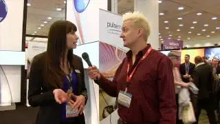 Michelle Reid of NeverBlue on GlobalWide's Pulse Mobile at adtech 2013 in San Francisco