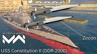 Modern Warships USS Constitution II With Zircon Missile