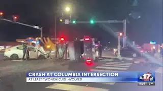Police chase preceded crash on Brickton Road; 1 with minor injuries