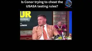 Is Conor McGregor trying to Cheat the USADA Test? #shorts