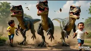 Dinosaur Dance Song | Fun Kids Dance & Learning Video | Animagic Studio