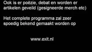 Exit - Save it! - Big Festival next weekend! REVOLUTION!