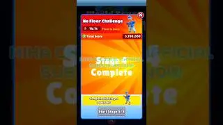 Subway Surfers Iceland 2024 - Claiming Rewards in Floor Is Lava Challenge (STAGE 4/5) #shorts