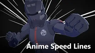 How I Made Anime Speed Lines in Blender 5.0