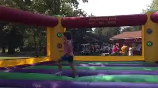 Inflatable Fun Battle Light Arena -2017